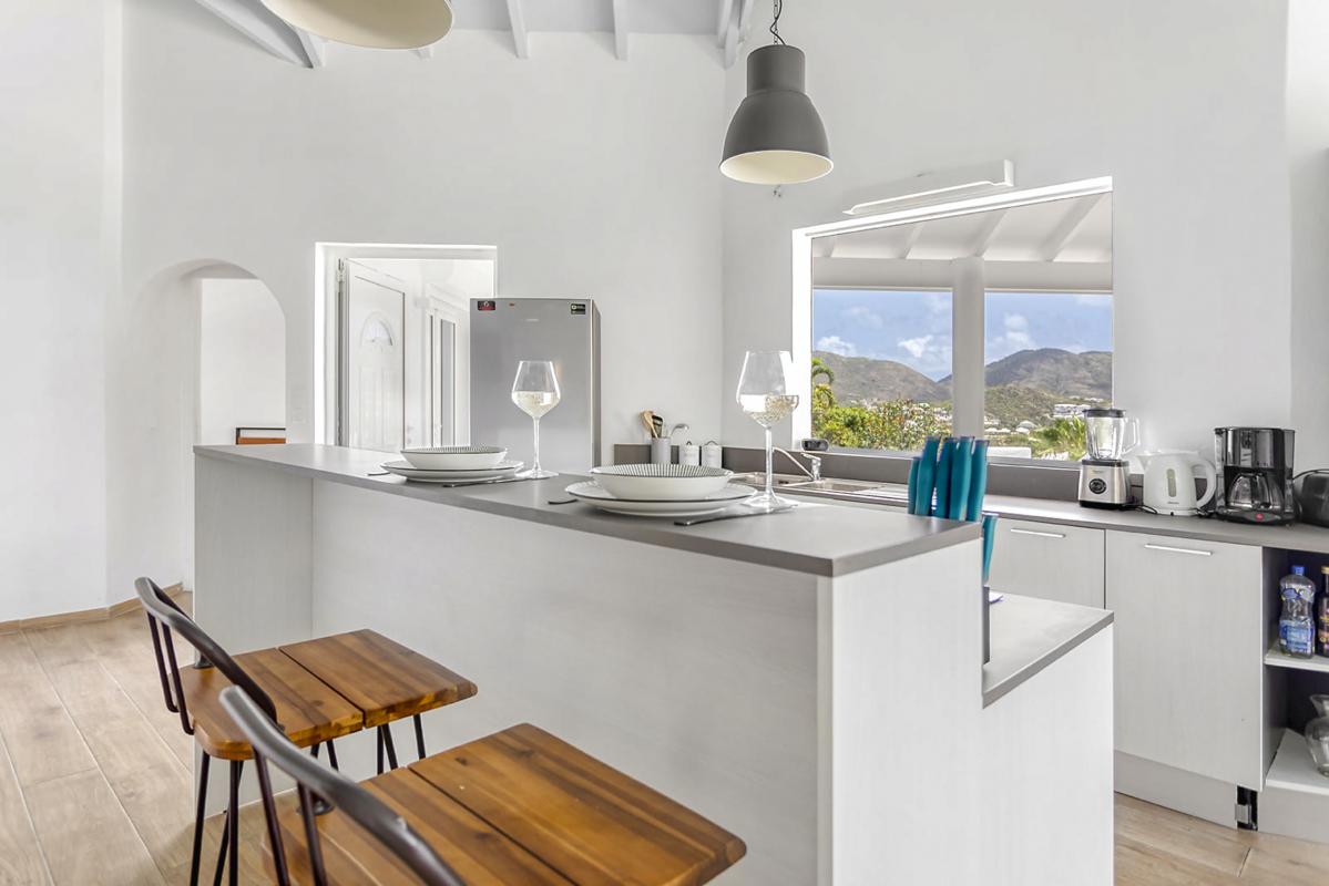 Location Villa Baie Orientale Saint Martin_ Cuisine - 18